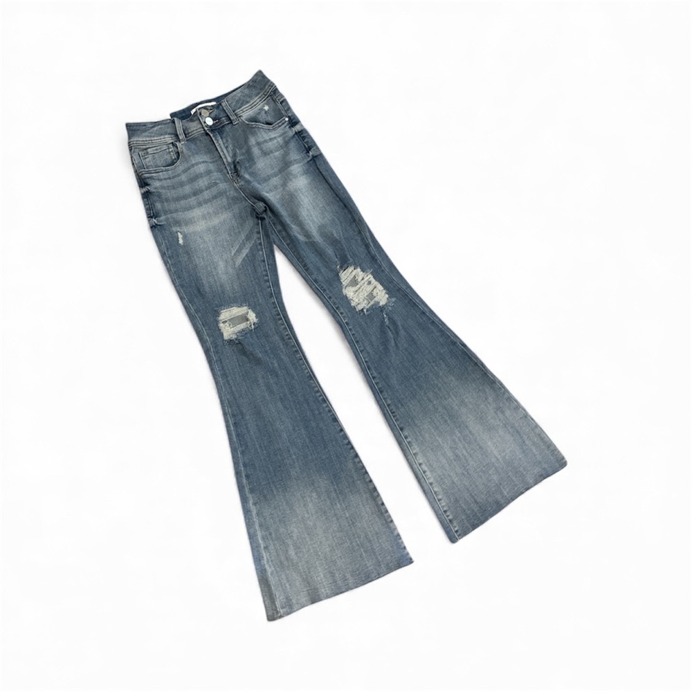 Risen Wide Flare Jeans for Women size 27